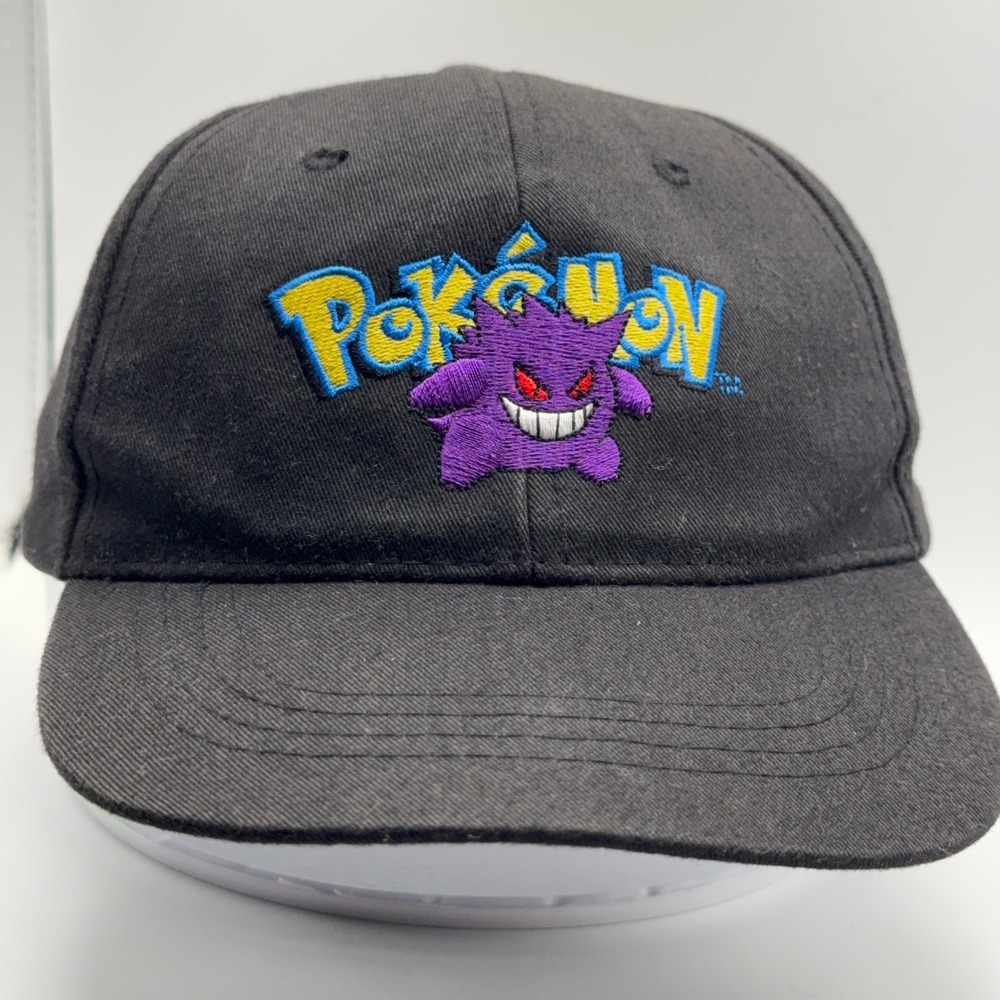 Vintage Gengar Embroidered Hat Pokemon Snapback Kids Cap